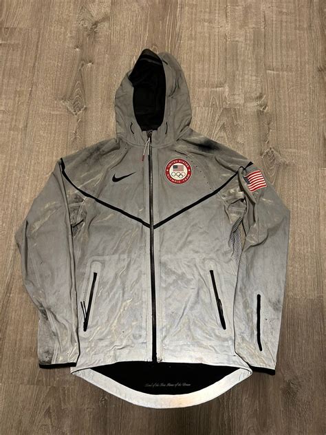 RARE! Nike 2012 Olympic Swim Team 3M Reflective Jacket 